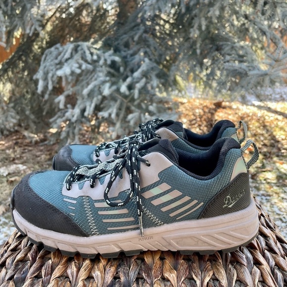 Danner Runtime Teal & Gray Composite Toe Work Shoe Style #12373 Women’s Size 8 - Picture 10 of 10